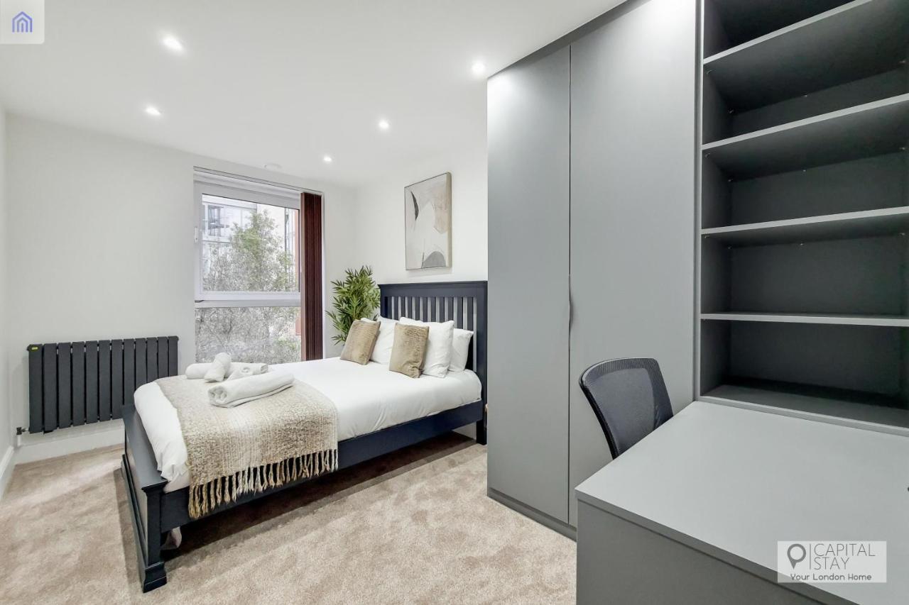 Free Parking - Stylish Three Bedroom Apartment By London Excel 外观 照片